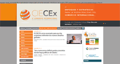 Desktop Screenshot of ciecex.com.ar