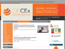 Tablet Screenshot of ciecex.com.ar